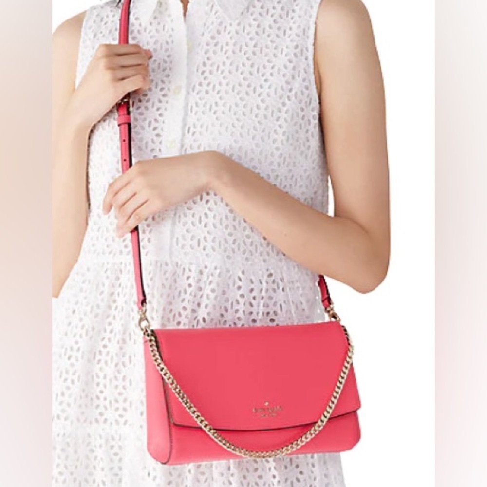 Kate Spade Pink Leather Crossbody bag MSRP $229 - EUC